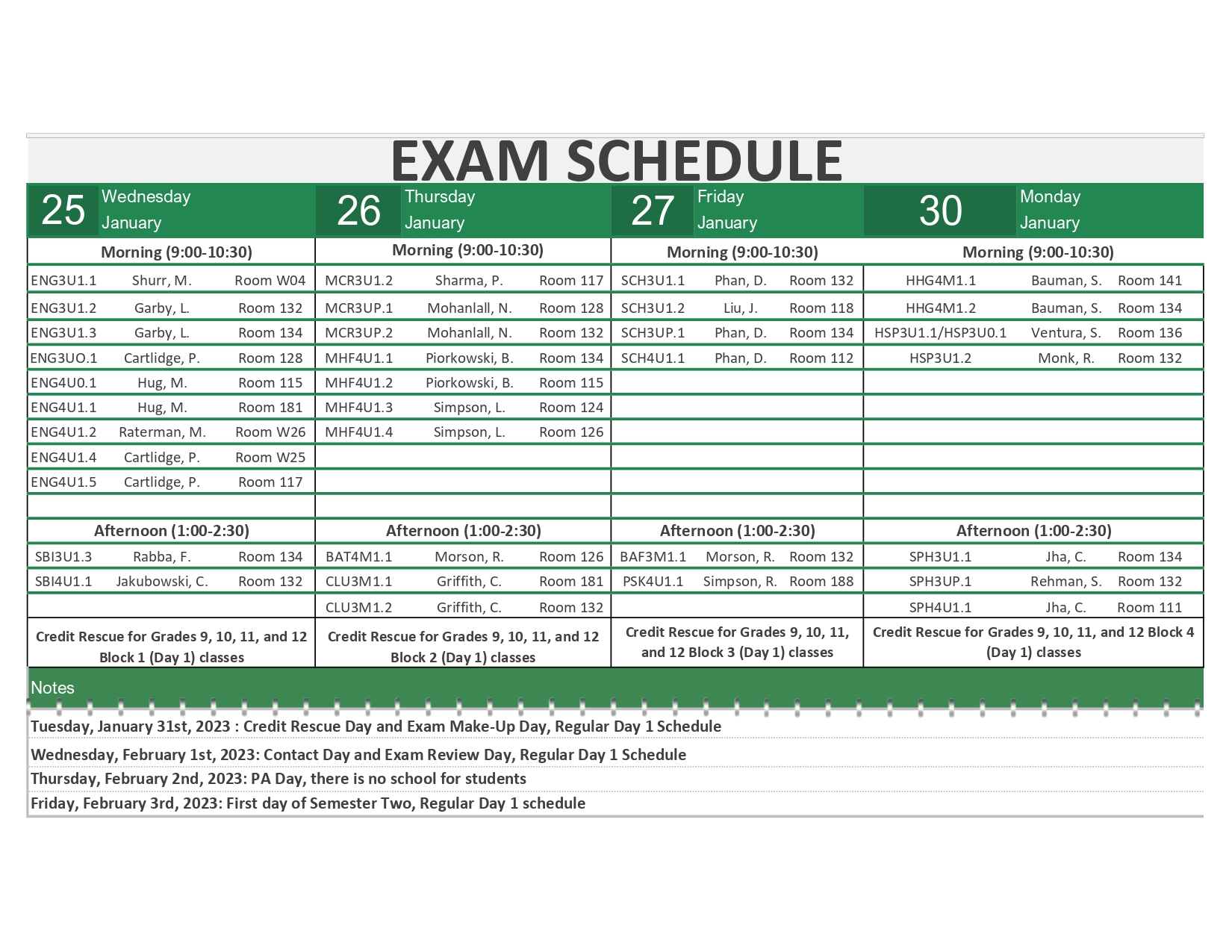WHCI Exam Schedule - Jan2023_page-0001